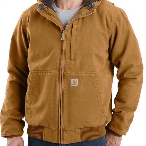 Coats | Carhartt Cognac 3xl Mens Hooded 